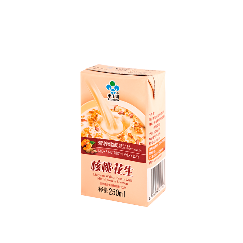 核桃花生牛奶復合蛋白飲品，單瓶凈含量250ml